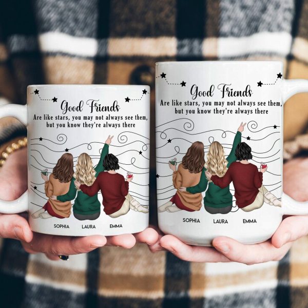 Friends Like Star - Thank You Gifts For Friends, Sisters - Personalized Mug Friends Like Star - Thank You Gifts For Friends, Sisters - Personalized Mug