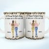 Friends We Never Walk Alone - Personalized White Edge-to-Edge Mug Friends We Never Walk Alone - Personalized White Edge-to-Edge Mug