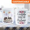 Friendship Knows No Distance - Personalized Mug - Birthday, Long Distance Friendship Gift For Sister, Soul Sister, Best Friend, BFF, Bestie, Friend - State Girls Friendship Knows No Distance - Personalized Mug - Birthday, Long Distance Friendship Gift For Sister, Soul Sister, Best Friend, BFF, Bestie, Friend - State Girls