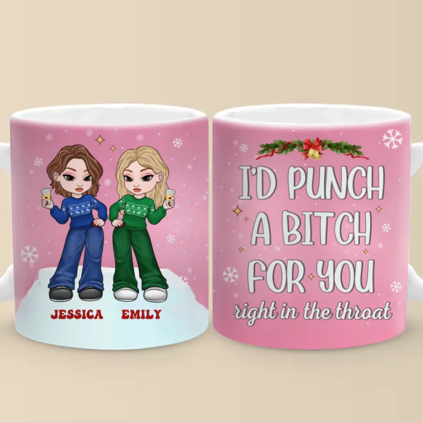 Friendship On Another Level - Bestie Personalized Custom Mug - Gift For Best Friends, BFF, Sisters Friendship On Another Level - Bestie Personalized Custom Mug - Gift For Best Friends, BFF, Sisters