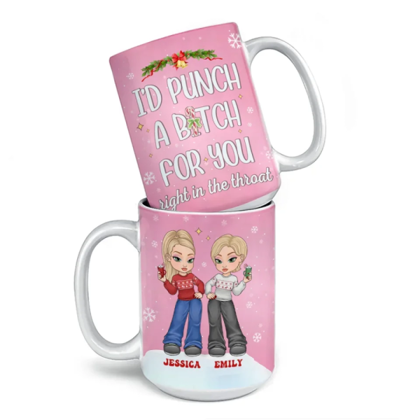 Friendship On Another Level - Bestie Personalized Custom Mug - Gift For Best Friends, BFF, Sisters Friendship On Another Level - Bestie Personalized Custom Mug - Gift For Best Friends, BFF, Sisters