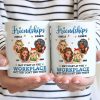 Friendships May Start At The Workplace Colleagues - Personalized Mug Friendships May Start At The Workplace Colleagues - Personalized Mug