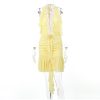 Frill Deep Neck Halter Mini Ruched Dress Frill Deep Neck Halter Mini Ruched Dress