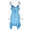 Frill Hem Strappy Mini Dress Frill Hem Strappy Mini Dress