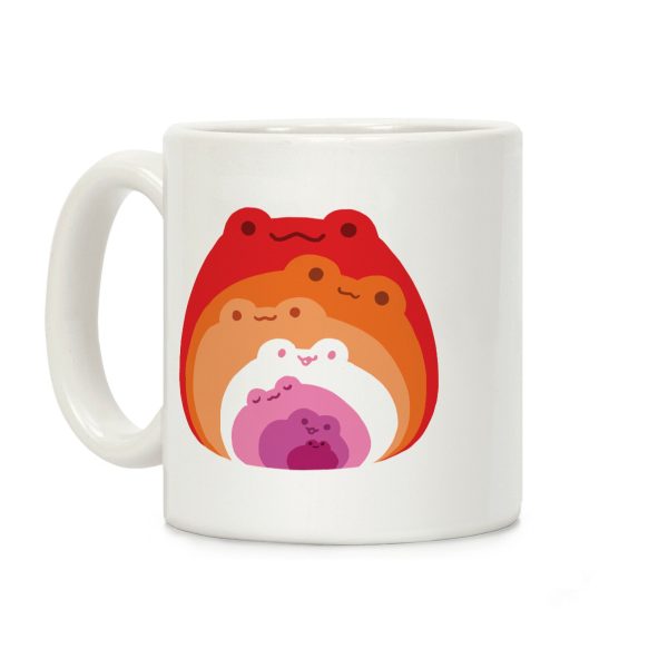Frogs In Frogs In Frogs Lesbian Pride Coffee Mug Frogs In Frogs In Frogs Lesbian Pride Coffee Mug