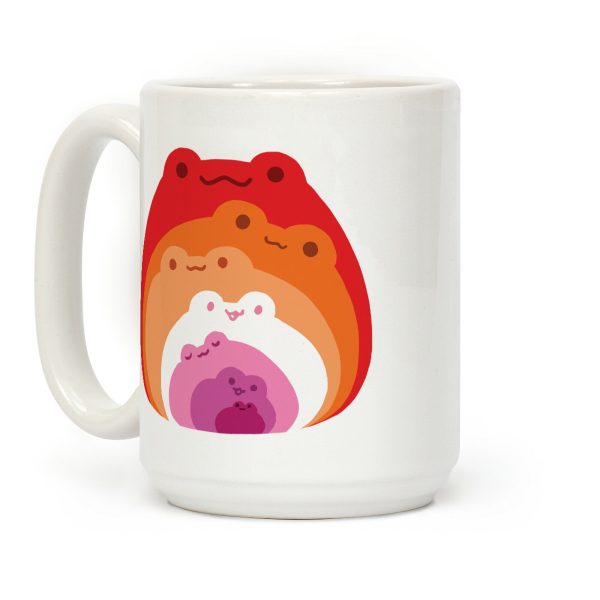 Frogs In Frogs In Frogs Lesbian Pride Coffee Mug Frogs In Frogs In Frogs Lesbian Pride Coffee Mug