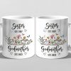 From Bestie To Godmother - Bestie Personalized Custom Mug - Gift For Best Friends, BFF, Sisters