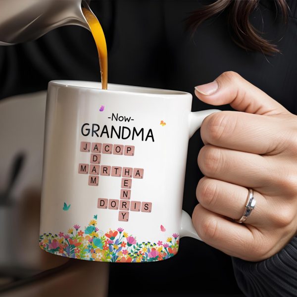 From First-Time Mom To Beloved Grandma Mug - Personalized Custom Coffee Mug - GRM038_MG