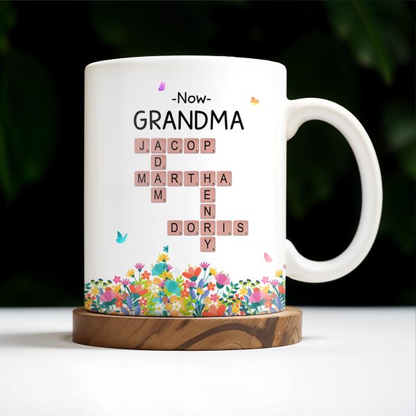 From First-Time Mom To Beloved Grandma Mug - Personalized Custom Coffee Mug - GRM038_MG