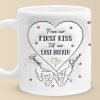 From Our First Kiss Till Our Last Breath - Couple Personalized Custom 3D Inflated Effect Printed Mug - Gift For Husband Wife, Anniversary From Our First Kiss Till Our Last Breath - Couple Personalized Custom 3D Inflated Effect Printed Mug - Gift For Husband Wife, Anniversary