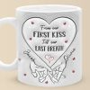 From Our First Kiss Till Our Last Breath - Couple Personalized Custom 3D Inflated Effect Printed Mug - Gift For Husband Wife, Anniversary From Our First Kiss Till Our Last Breath - Couple Personalized Custom 3D Inflated Effect Printed Mug - Gift For Husband Wife, Anniversary