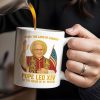 From The Land Of Liberty, Pope Leo XIV To The Chair Of St. Peter, Pope and American Flag - Personalized Custom Coffee Mug - FTH078_MG From The Land Of Liberty, Pope Leo XIV To The Chair Of St. Peter, Pope and American Flag - Personalized Custom Coffee Mug - FTH078_MG