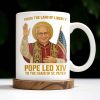 From The Land Of Liberty, Pope Leo XIV To The Chair Of St. Peter, Pope and American Flag - Personalized Custom Coffee Mug - FTH078_MG From The Land Of Liberty, Pope Leo XIV To The Chair Of St. Peter, Pope and American Flag - Personalized Custom Coffee Mug - FTH078_MG