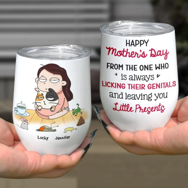 From The One Who Is Always Licking Their Genitals, Personalized Mug, Gift For Cat Lovers From The One Who Is Always Licking Their Genitals, Personalized Mug, Gift For Cat Lovers