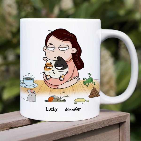 From The One Who Is Always Licking Their Genitals, Personalized Mug, Gift For Cat Lovers From The One Who Is Always Licking Their Genitals, Personalized Mug, Gift For Cat Lovers