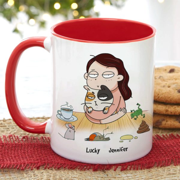 From The One Who Is Always Licking Their Genitals, Personalized Mug, Gift For Cat Lovers From The One Who Is Always Licking Their Genitals, Personalized Mug, Gift For Cat Lovers