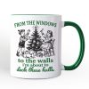 From the Windows to the Walls Deck These Halls Personalized Mug, Funny Vintage Christmas Gift with Custom Name From the Windows to the Walls Deck These Halls Personalized Mug, Funny Vintage Christmas Gift with Custom Name