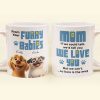 From Your Furry Babies With Love Creative White Ceramic Mug for Mother's Day, Birthdays, and Cozy Family Moments From Your Furry Babies With Love Creative White Ceramic Mug for Mother's Day, Birthdays, and Cozy Family Moments