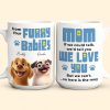 From Your Furry Babies With Love Creative White Ceramic Mug for Mother's Day, Birthdays, and Cozy Family Moments From Your Furry Babies With Love Creative White Ceramic Mug for Mother's Day, Birthdays, and Cozy Family Moments