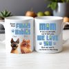 From Your Furry Babies With Love Creative White Ceramic Mug for Mother's Day, Birthdays, and Cozy Family Moments From Your Furry Babies With Love Creative White Ceramic Mug for Mother's Day, Birthdays, and Cozy Family Moments