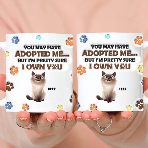 From Your Furry Cartoon Cat Baby - Personalized 3D Inflated Effect Ceramic Mug - Gift For Cat Lovers | CLP15 NA94 From Your Furry Cartoon Cat Baby - Personalized 3D Inflated Effect Ceramic Mug - Gift For Cat Lovers | CLP15 NA94