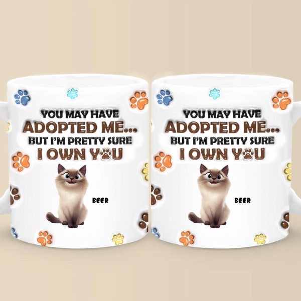 From Your Furry Cartoon Cat Baby - Personalized 3D Inflated Effect Ceramic Mug - Gift For Cat Lovers | CLP15 NA94 From Your Furry Cartoon Cat Baby - Personalized 3D Inflated Effect Ceramic Mug - Gift For Cat Lovers | CLP15 NA94