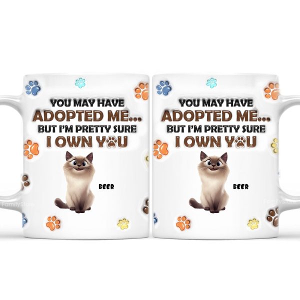 From Your Furry Cartoon Cat Baby - Personalized 3D Inflated Effect Ceramic Mug - Gift For Cat Lovers | CLP15 NA94 From Your Furry Cartoon Cat Baby - Personalized 3D Inflated Effect Ceramic Mug - Gift For Cat Lovers | CLP15 NA94
