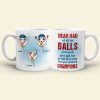 From Your Swimming Champions Personalized Funny Sperms Coffee Mug Gift For Dad From Your Swimming Champions Personalized Funny Sperms Coffee Mug Gift For Dad