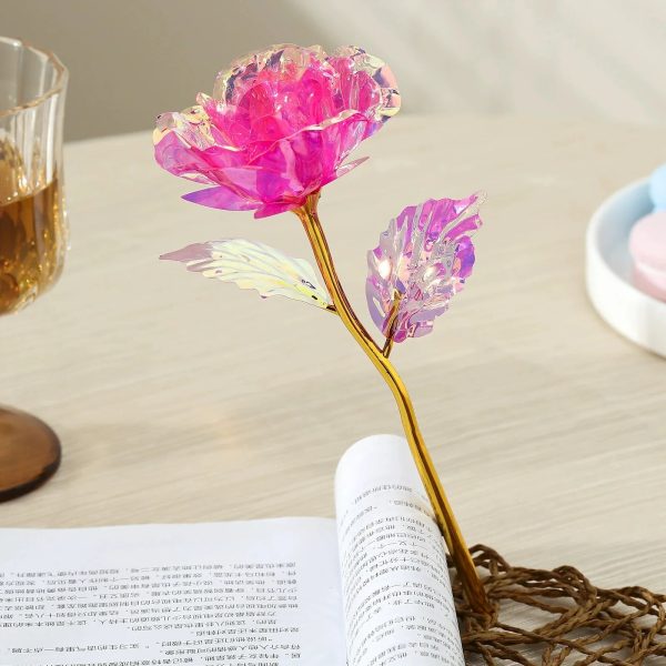 Fuchsia Artificial Rose Set of 10 Fuchsia Artificial Rose Set of 10