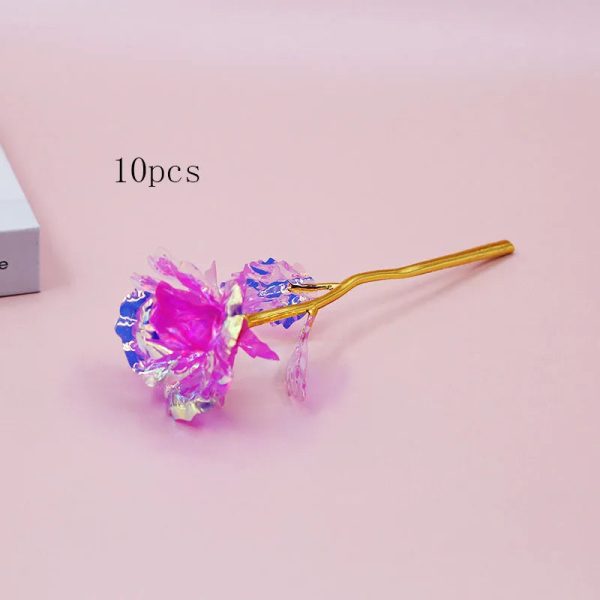 Fuchsia Artificial Rose Set of 10 Fuchsia Artificial Rose Set of 10