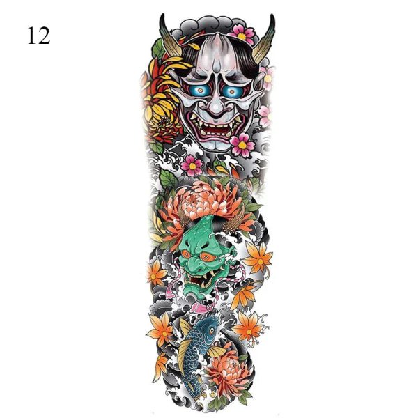 Full Arm Temporary Tattoos