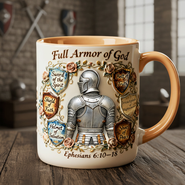 Full Armor Of God - Personalized Accent Mug - Gift For Christian HH01 Full Armor Of God - Personalized Accent Mug - Gift For Christian HH01