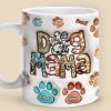 Full Time Dog Mama - Dog Personalized Custom 3D Inflated Effect Printed Mug - Christmas Gift For Pet Owners, Pet Lovers Full Time Dog Mama - Dog Personalized Custom 3D Inflated Effect Printed Mug - Christmas Gift For Pet Owners, Pet Lovers