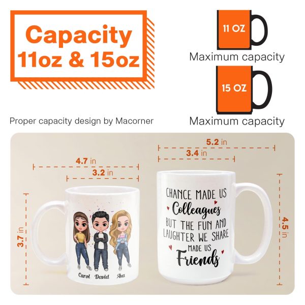 Fun & Laughter We Share Made Us Friends - Personalized Mug - Birthday, Christmas Gift For Colleagues Fun & Laughter We Share Made Us Friends - Personalized Mug - Birthday, Christmas Gift For Colleagues