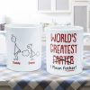 Funny Best Dad World's Greatest Farter I Mean Father - Personalized Mug Funny Best Dad World's Greatest Farter I Mean Father - Personalized Mug