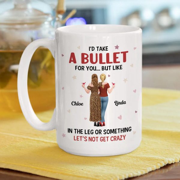 Funny Best Friends Mug Personalized Friends Back View Ceramic Cup with Sarcastic Friendship Quote Funny Best Friends Mug Personalized Friends Back View Ceramic Cup with Sarcastic Friendship Quote