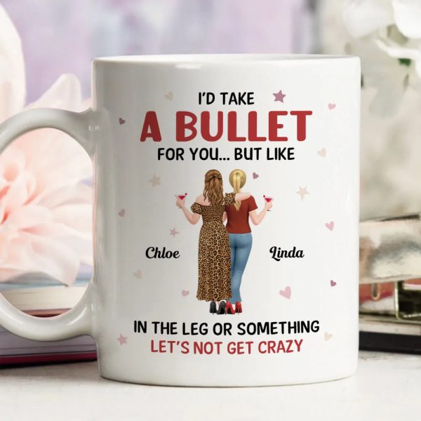 Funny Best Friends Mug Personalized Friends Back View Ceramic Cup with Sarcastic Friendship Quote Funny Best Friends Mug Personalized Friends Back View Ceramic Cup with Sarcastic Friendship Quote