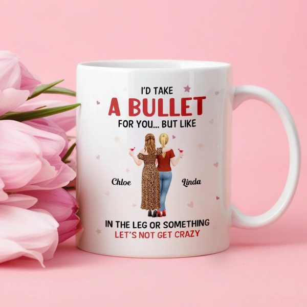 Funny Best Friends Mug Personalized Friends Back View Ceramic Cup with Sarcastic Friendship Quote Funny Best Friends Mug Personalized Friends Back View Ceramic Cup with Sarcastic Friendship Quote