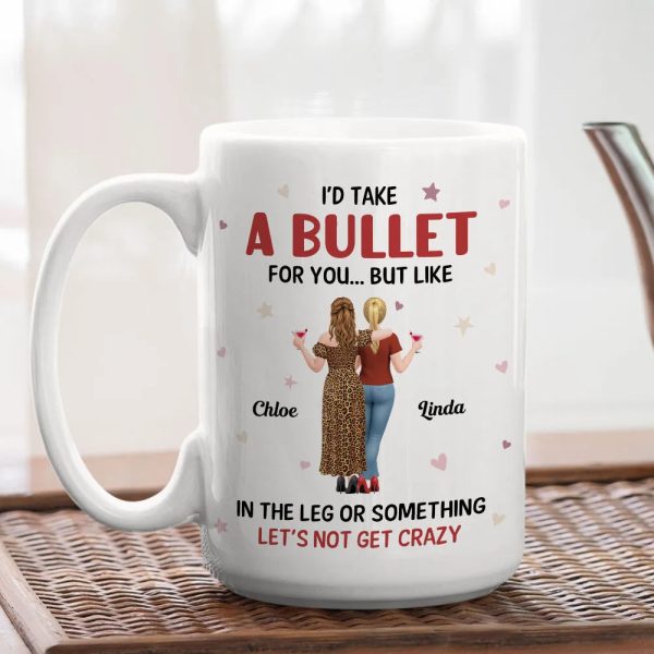 Funny Best Friends Mug Personalized Friends Back View Ceramic Cup with Sarcastic Friendship Quote Funny Best Friends Mug Personalized Friends Back View Ceramic Cup with Sarcastic Friendship Quote