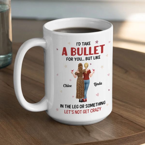 Funny Best Friends Mug Personalized Friends Back View Ceramic Cup with Sarcastic Friendship Quote Funny Best Friends Mug Personalized Friends Back View Ceramic Cup with Sarcastic Friendship Quote