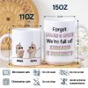 Funny Bestie Unicorn We're Full Of Sarcasm & Profanity - Personalized White Edge-to-Edge Mug Funny Bestie Unicorn We're Full Of Sarcasm & Profanity - Personalized White Edge-to-Edge Mug
