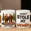 Funny Bigfoot Couple Coffee Mug - Personalized Gifts For Couple 04ohti110625 Funny Bigfoot Couple Coffee Mug - Personalized Gifts For Couple 04ohti110625
