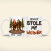 Funny Bigfoot Couple Coffee Mug - Personalized Gifts For Couple 04ohti110625 Funny Bigfoot Couple Coffee Mug - Personalized Gifts For Couple 04ohti110625