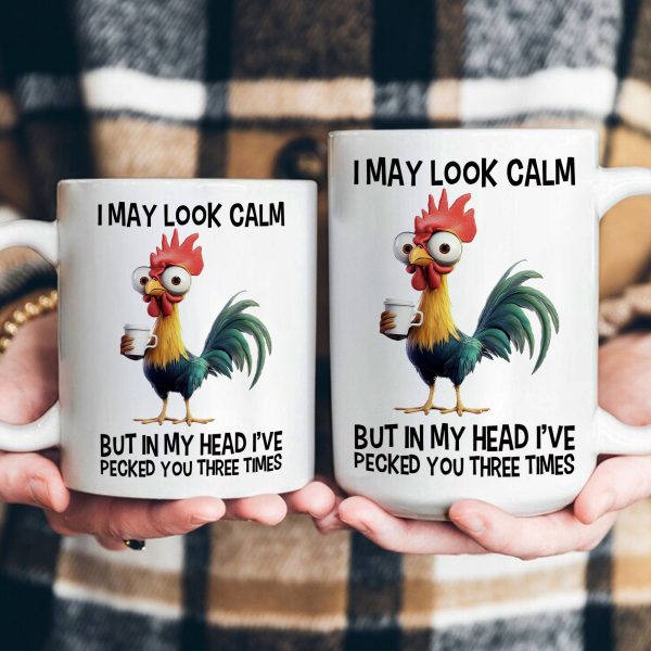 Funny Chicken Mug - I'Ve Pecked You - Fun Gifts For Coworker, Boss - Mug Funny Chicken Mug - I'Ve Pecked You - Fun Gifts For Coworker, Boss - Mug