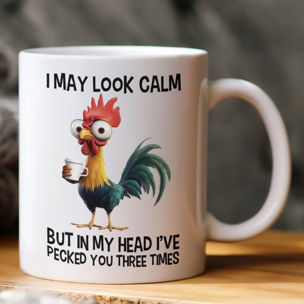 Funny Chicken Mug - I'Ve Pecked You - Fun Gifts For Coworker, Boss - Mug Funny Chicken Mug - I'Ve Pecked You - Fun Gifts For Coworker, Boss - Mug
