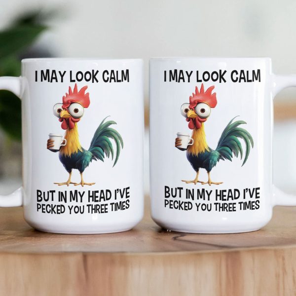 Funny Chicken Mug - I'Ve Pecked You - Fun Gifts For Coworker, Boss - Mug Funny Chicken Mug - I'Ve Pecked You - Fun Gifts For Coworker, Boss - Mug