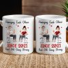 Funny Couple Mug Custom Anniversary Gift for Husband or Wife with Coffee Illustration Funny Couple Mug Custom Anniversary Gift for Husband or Wife with Coffee Illustration