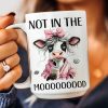 Funny Cow - Not In The Mood - Fun Gifts For Friends, Coworkers, Women - Personalized Mug Funny Cow - Not In The Mood - Fun Gifts For Friends, Coworkers, Women - Personalized Mug