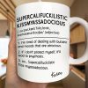Funny Cowokers Supercalifuckilistic - Personalized Mug