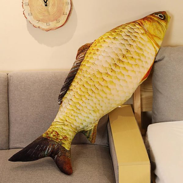 Funny Fish Plush Toy - Soft Carp Pillow for Kids & Creative Sleep Cushion Funny Fish Plush Toy - Soft Carp Pillow for Kids & Creative Sleep Cushion